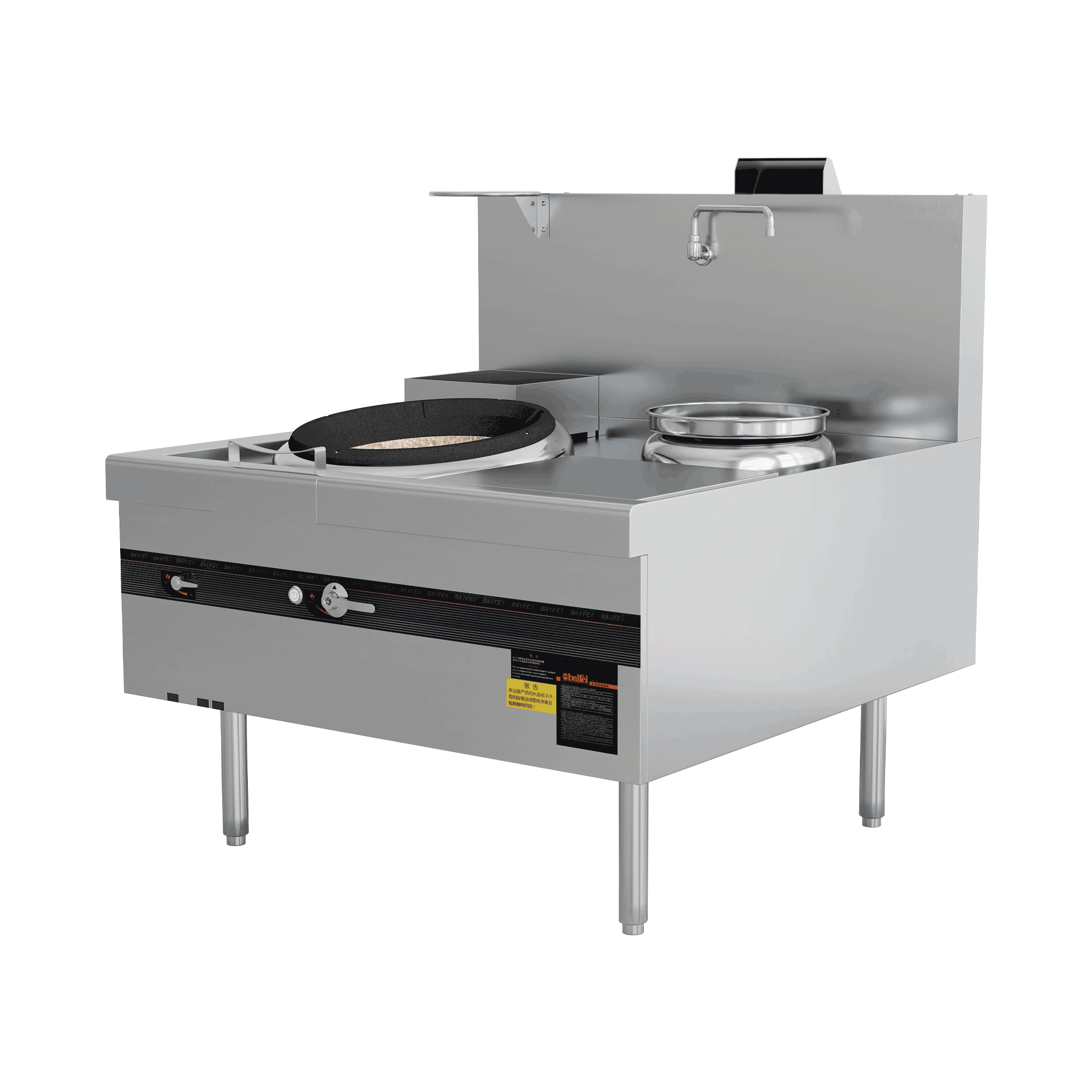 01燃气环保炒炉系列-燃气单头单尾炒炉(电磁安全制) 01燃气环保炒炉系列-燃气单头单尾炒炉(电磁安全制)