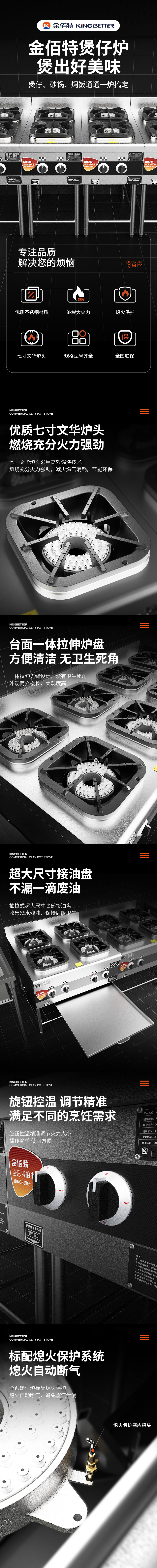 七寸文华炉头 七寸文华炉头