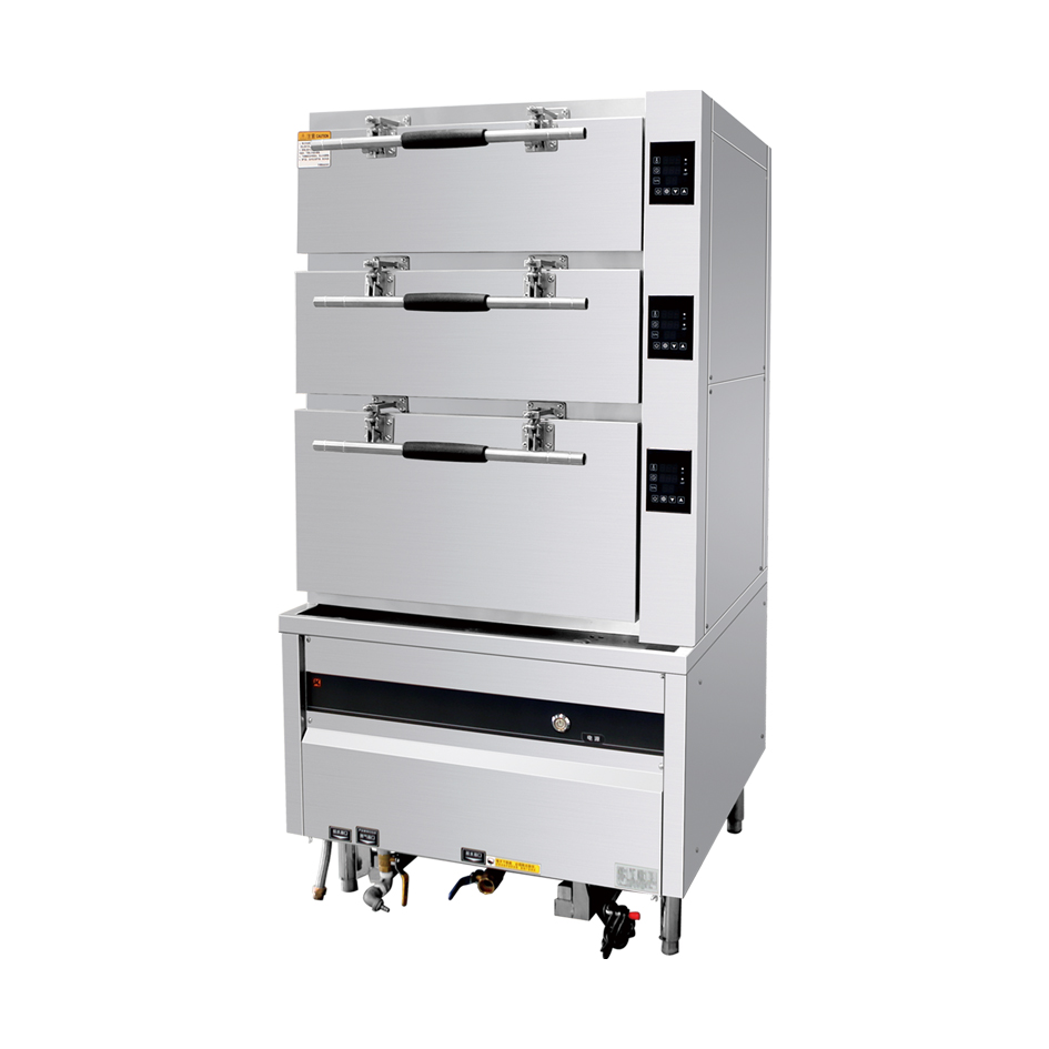 2 金御典智能燃气节能三门海鲜蒸柜(独立控制款) 2 金御典智能燃气节能三门海鲜蒸柜(独立控制款)