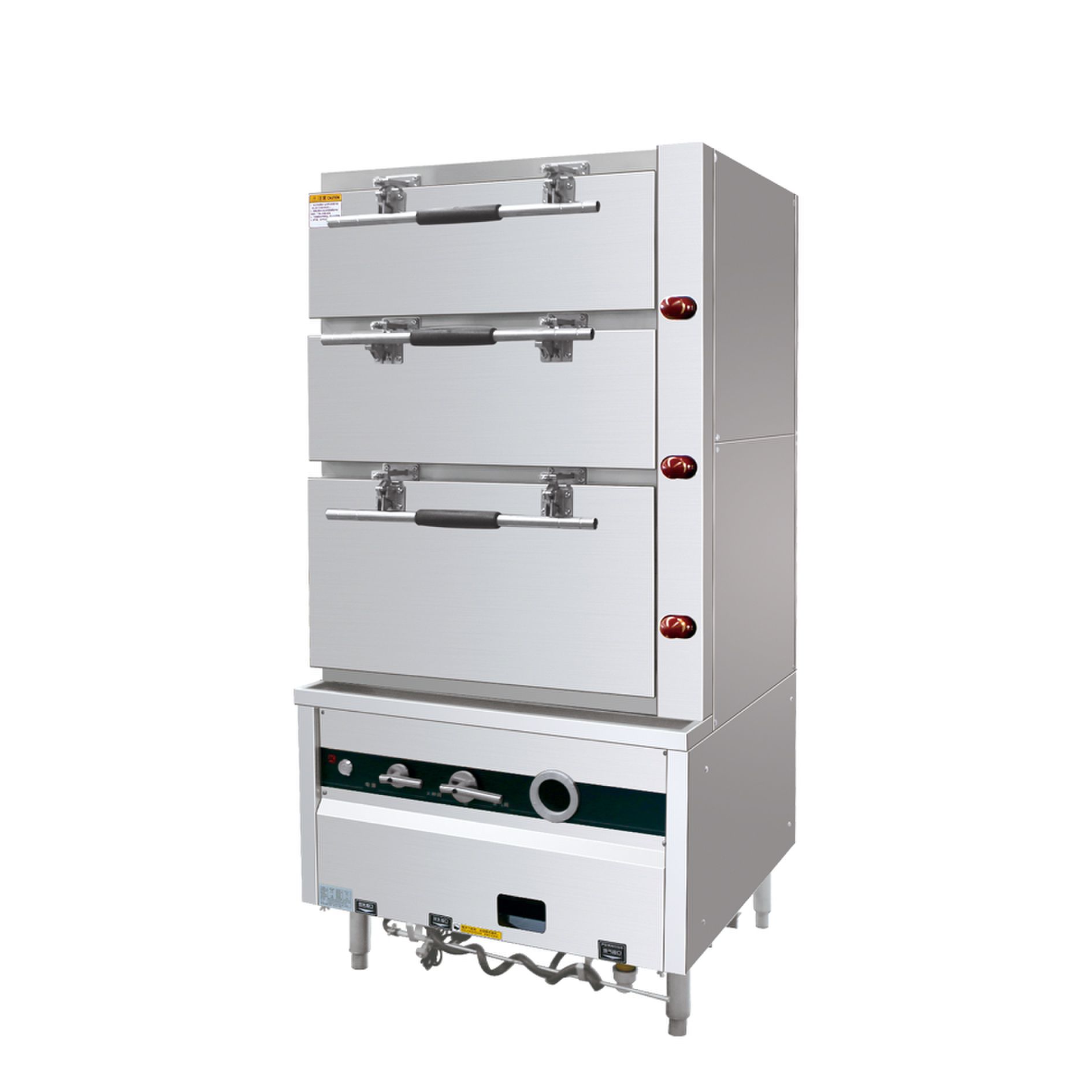 5 金御典火排自吸风款三门海鲜蒸柜 5 金御典火排自吸风款三门海鲜蒸柜