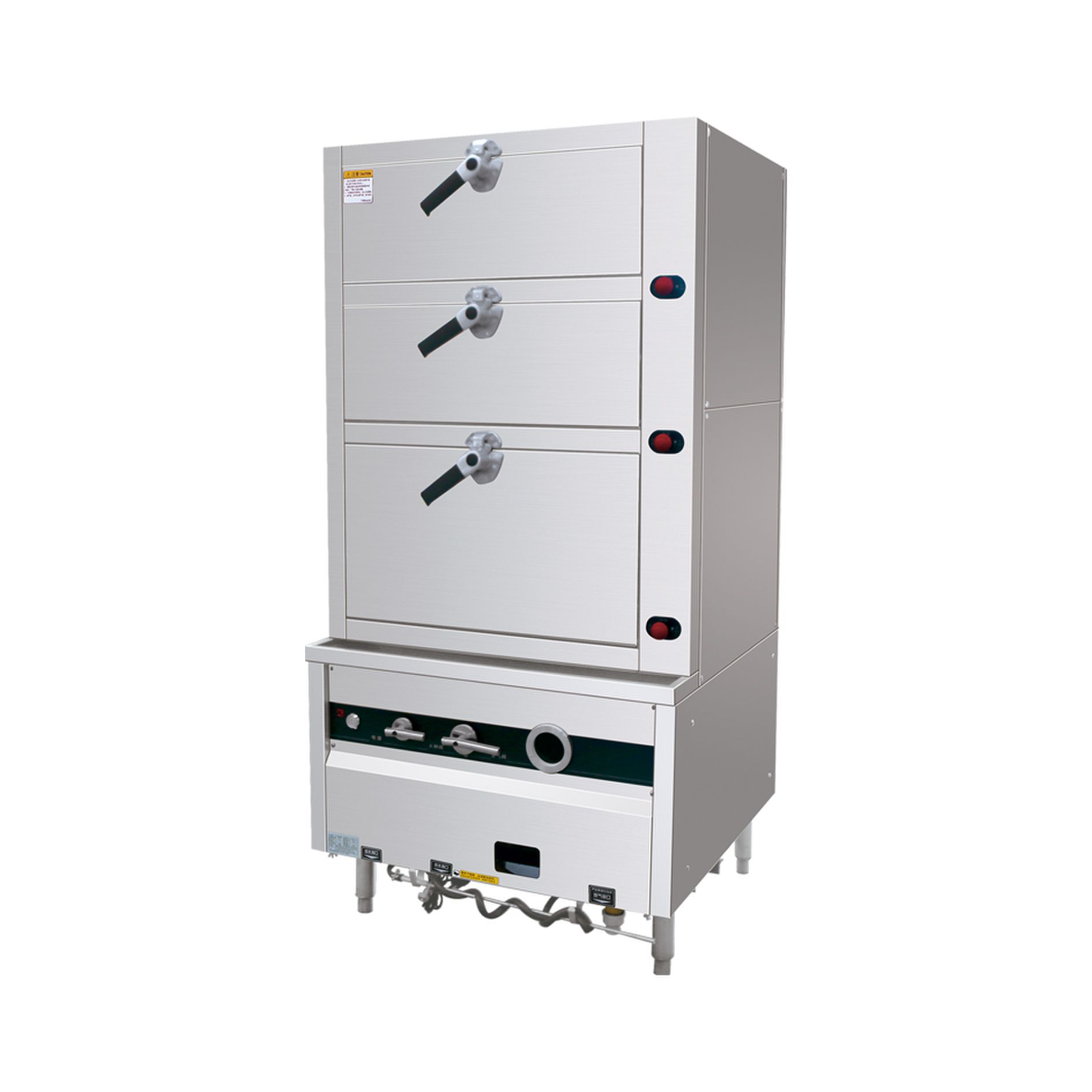 10 御典火排自吸风款三门海鲜蒸柜 10 御典火排自吸风款三门海鲜蒸柜