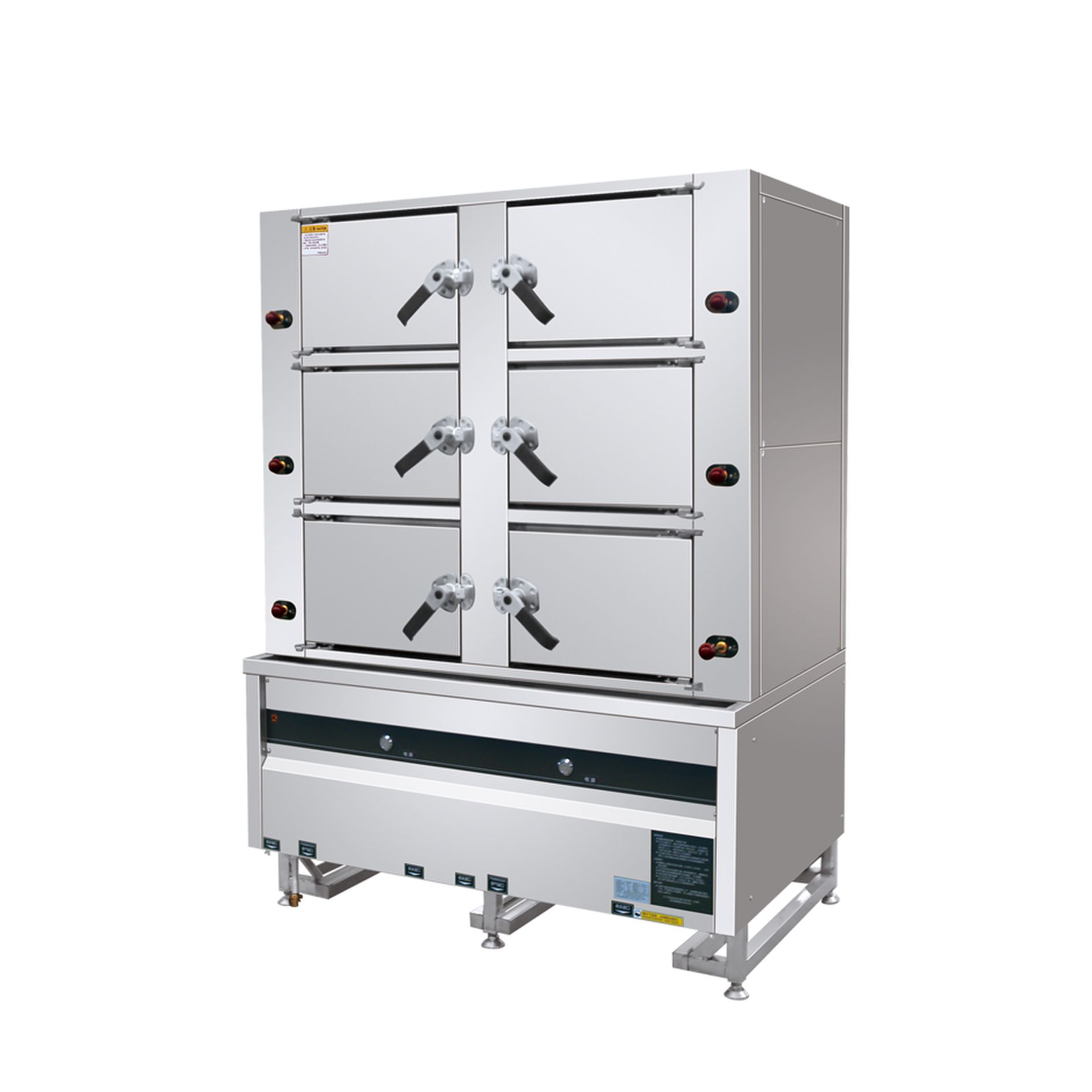 22 金御典燃气蒸汽机多门海鲜蒸柜（4、6、8、10）