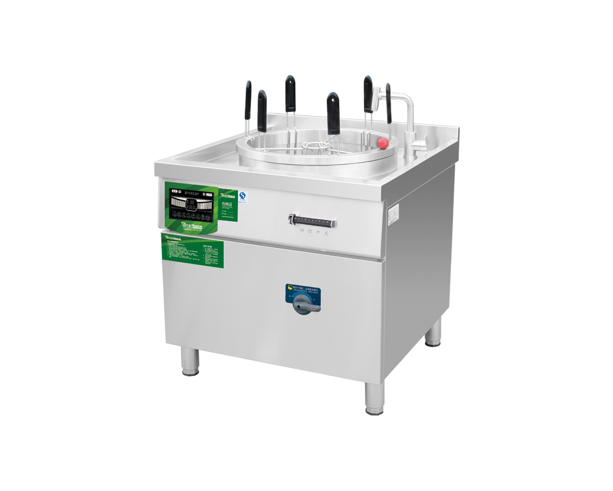 07 明档电磁六格旋转煮饺炉 43-3 07 明档电磁六格旋转煮饺炉 43-3