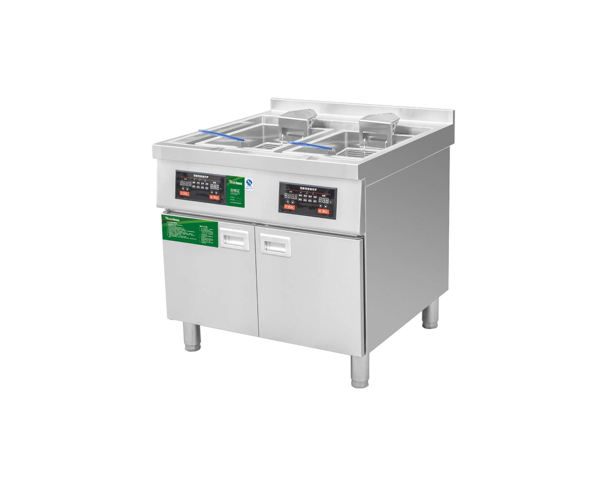 14 明档电磁升降双缸油炸炉 47-2 14 明档电磁升降双缸油炸炉 47-2